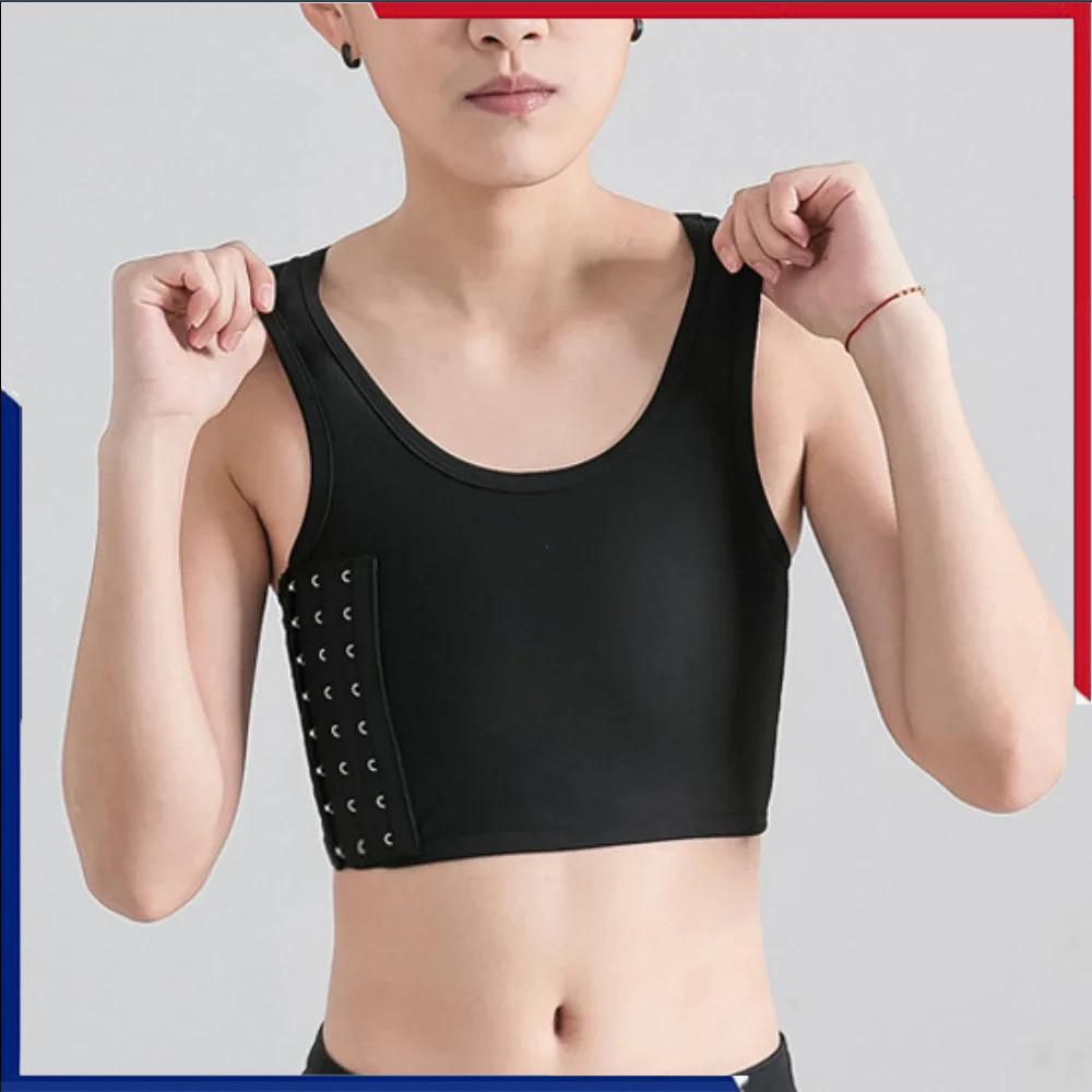 เสื้อรัดหน้าอกผู้หญิงระบายอากาศ มีตะขอข้าง แขนสั้น แบบไม่มีโครง สําหรับเล่นกีฬา ออกกําลังกาย