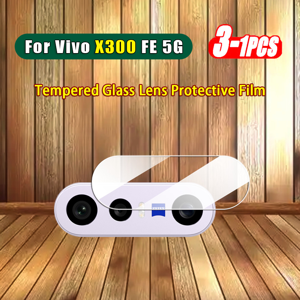 1-3 ชิ้นกล้องฟิล์มกระจกนิรภัยสําหรับ Vivo X300 FE Pro Ultra VivoX300FE X200FE 5G 3D แบบบูรณาการโปร่งใสเลนส์ Protector Full Coverage ป้องกันกระจกเลนส์ฟิล์ม