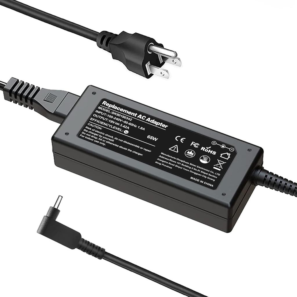 เครื่องชาร์จ 65W Pa-1450-26 เข้ากันได้กับเครื่องชาร์จ Acer Aspire a515-54 เข้ากันได้กับเครื่องชาร์จ 