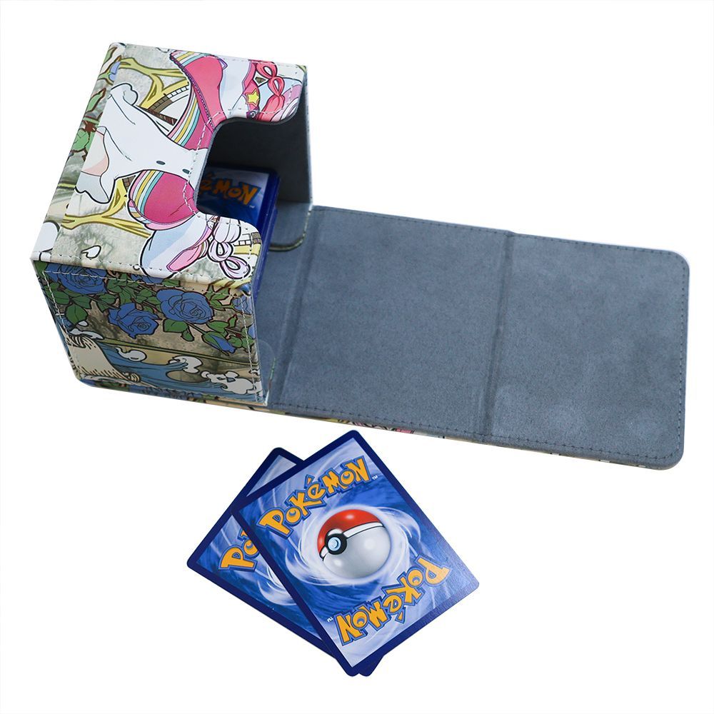 Pokémon Card Box Uta Leather Card Box OCG One Piece WS Board Game diy Wanzhi Card Card Storage Box I