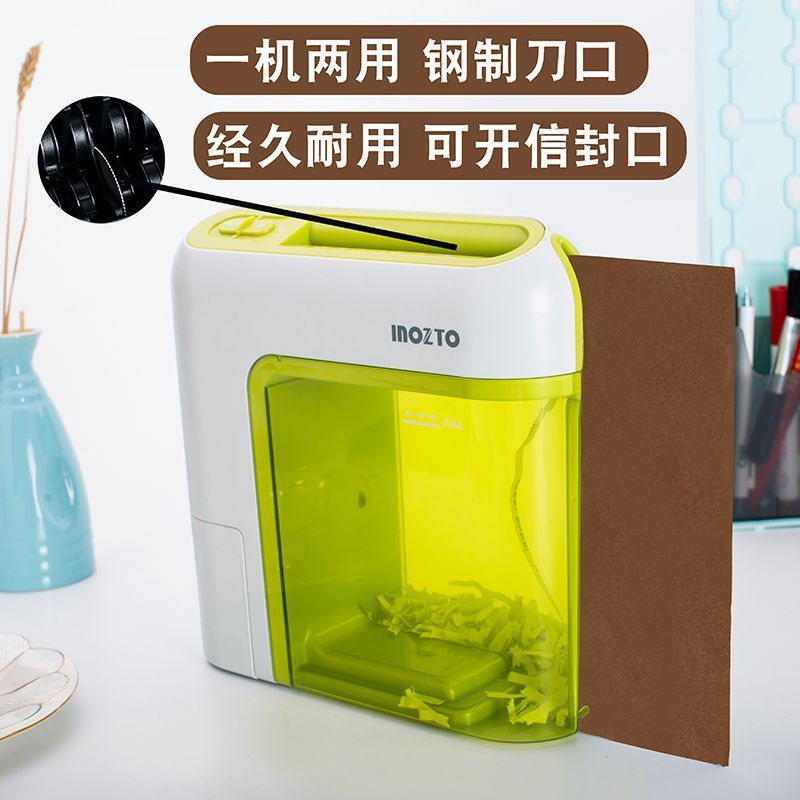 Z Zhuzhou Penangyun Hardware Co., Ltd. INOZTO เครื่องทําลายเอกสารไฟฟ้าขนาดเล็กในครัวเรือนเดสก์ท็อปออ