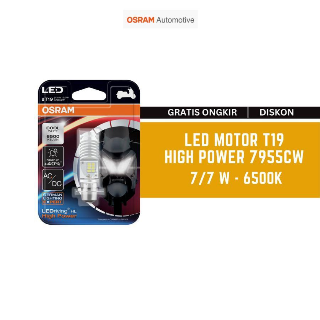 ด้านหน้าหลอดไฟสําหรับ BEBEK / ALL MATIC LED P15D-25-1 OSRAM