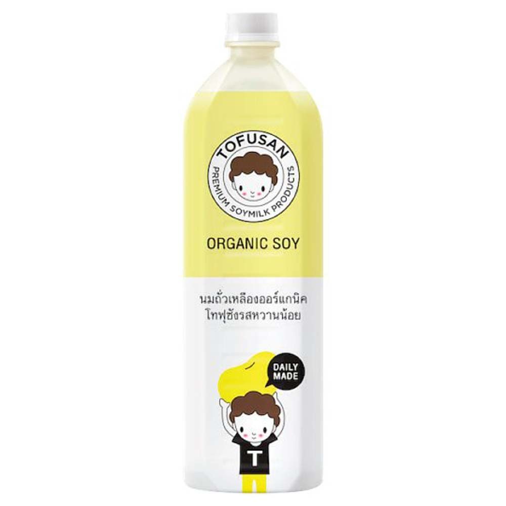 [สินค้าส่งด่วน] โทฟุซัง นมถั่วเหลืองออร์แกนิค รสหวานน้อย 830 มล. TOFUSAN ORGANIC SOY MILK LESS SWEET