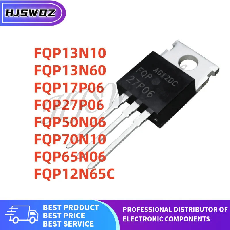 10 ชิ้น FQP50N06 FQP70N10 FEW13N10 FQP27P06 FQP12N65C FQP65N06 FEW13N60 FQP17P06 ใหม่คุณภาพดีที่สุดm