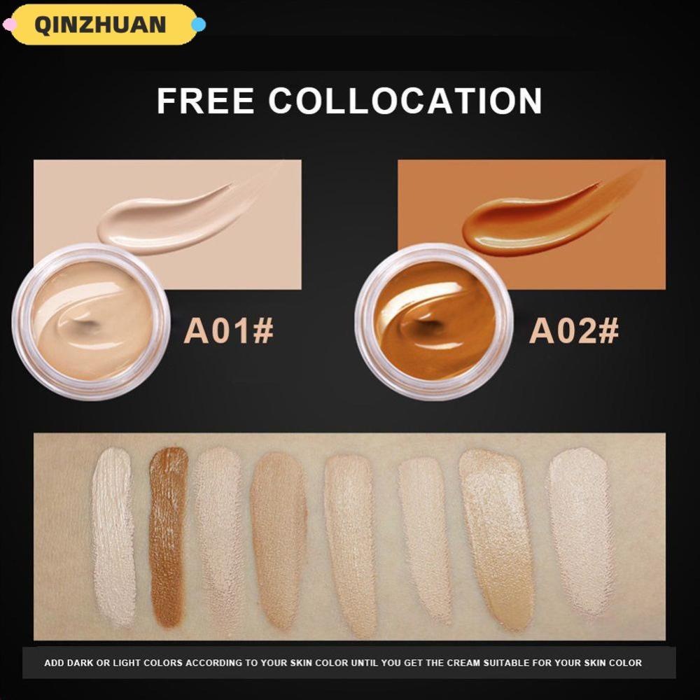 QINZHUAN Tattoo CONCEALER, No Smudging Long Waterproof Acne Marks คอนซีลเลอร์, ทาผิว 2 สี Quick Dryi
