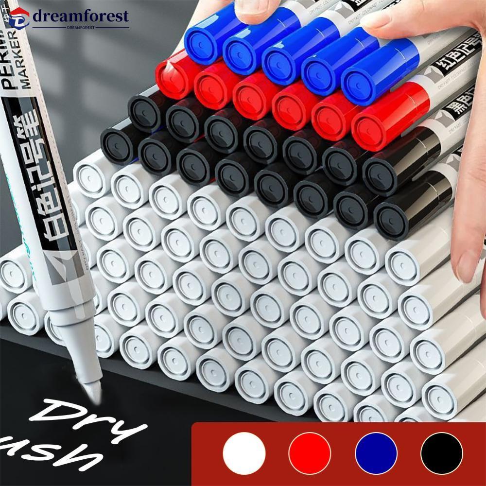 DFS 1 PC สีขาวสีดําสีแดง Marker ปากกา 2.0 มม.มันกันน้ําปากกาสีสําหรับขนสัตว์ Canva ยางแก้ว Rock โลหะ