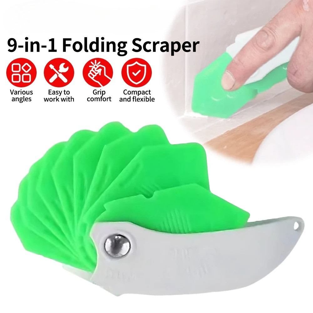 เครื่องมือเติมสารซีลซิลิโคน 9-in-1, การประยุกต์ใช้เคลือบหลุมร่องฟัน, น้ํายาทาขอบยาแนวแบบมืออาชีพ, ไม้พาย