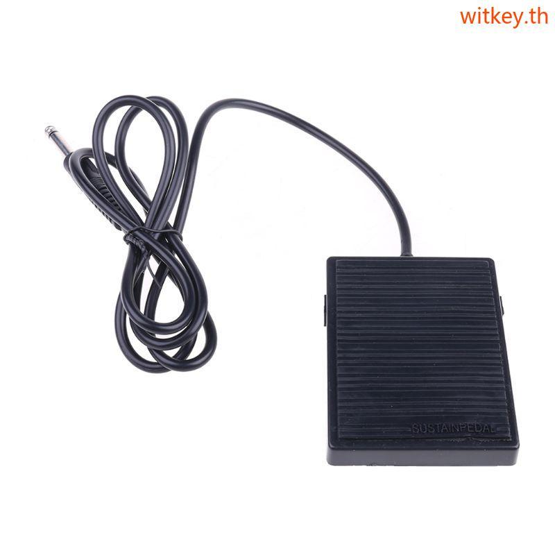 WIT Foot Sustain Pedal Controller Switch สําหรับเปียโนคีย์บอร์ดอิเล็กทรอนิกส์อิเล็กทรอนิกส์