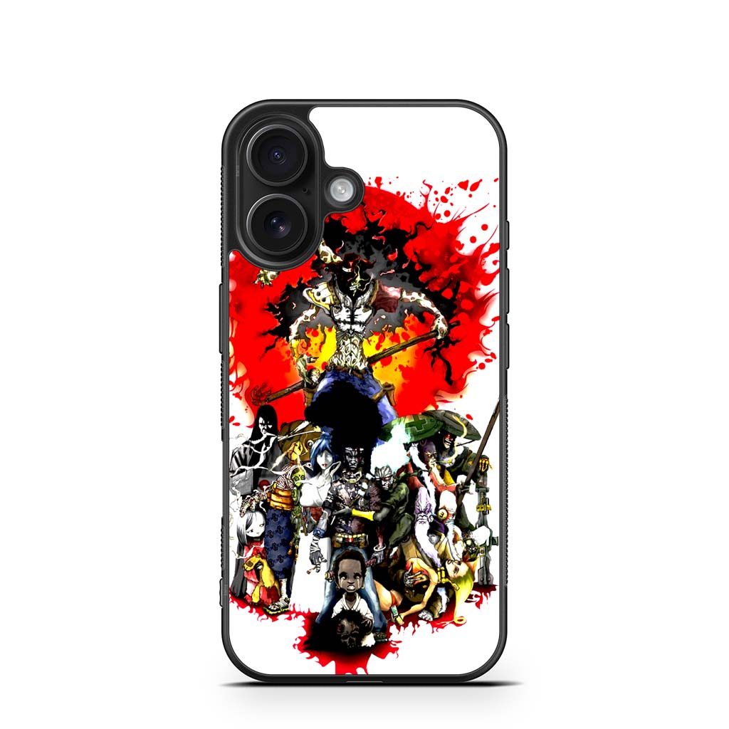 Afro Samurai เคสป้องกันเชลล์เหมาะสําหรับ IPhone 16 17 Pro Max Plus Mini XS XR