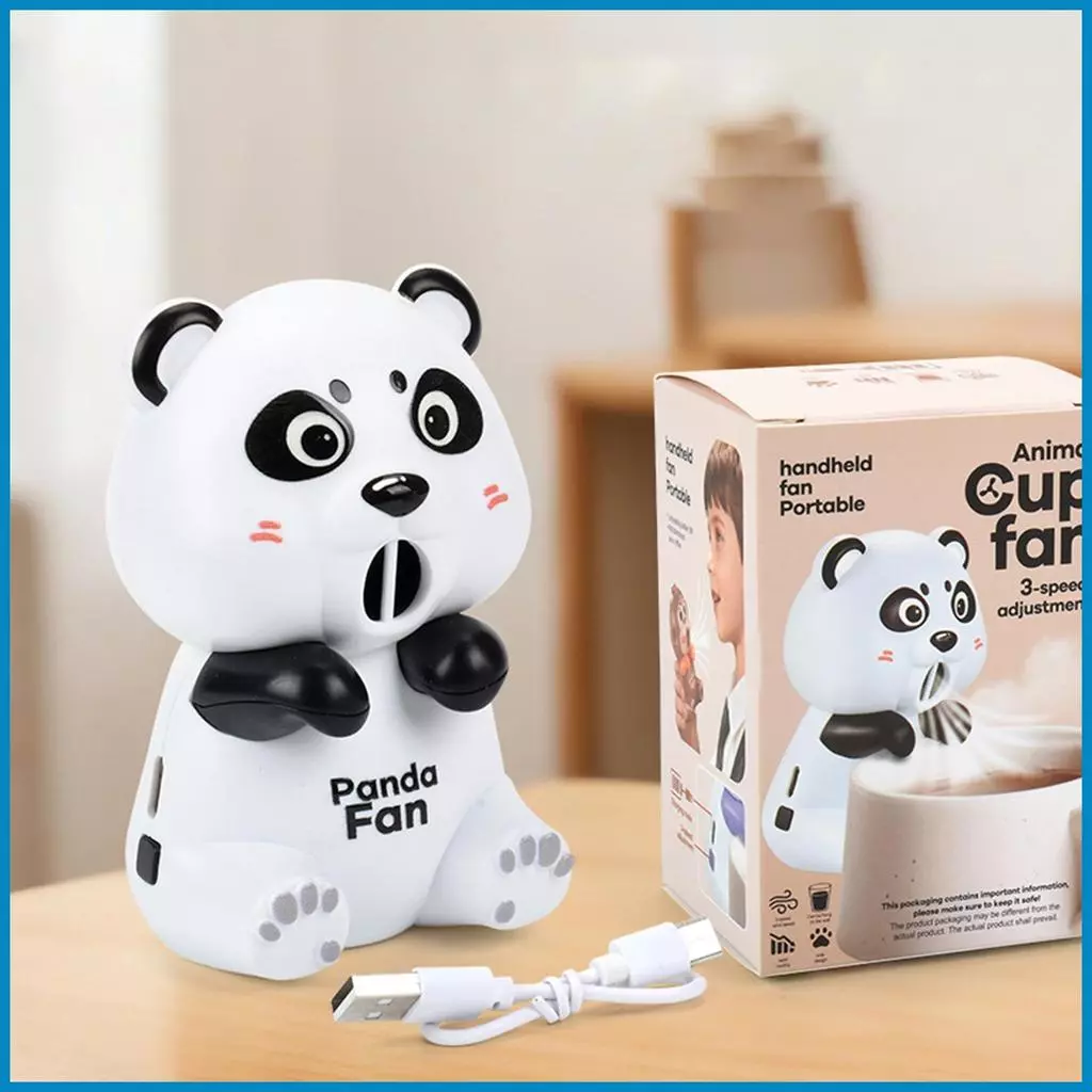 พัดลมระบายความร้อนอาหาร Panda 3 ความเร็ว แบบพกพา thumbnail 8