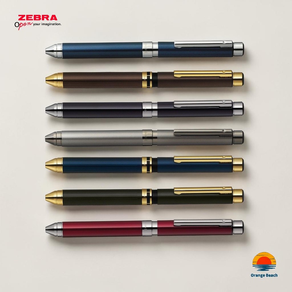 Zebra Sharbo X TS10 ปากกามัลติฟังก์ชันระดับพรีเมียม/ตัวด้ามทองเหลืองชุบ/7แบบ/SB21/ญี่ปุ่น