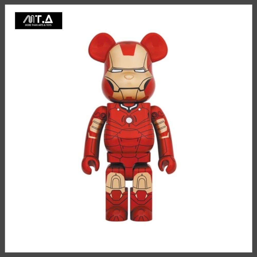 พร้อมส่ง🇹🇭 MTA. Bearbrick Iron Man Mark III  (mk3) 1000％