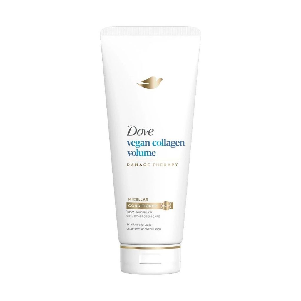 โดฟ ครีมนวดวีแกนคอลลาเจนวอลลุ่มไมเซล่า (Dove Vegan Collagen Volume Micellar Conditioner 350ml.)
