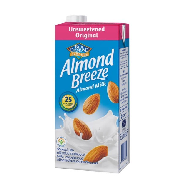 อัลมอนด์บรีช นมจืด (Almond Breeze Unsweetened 946ml.)