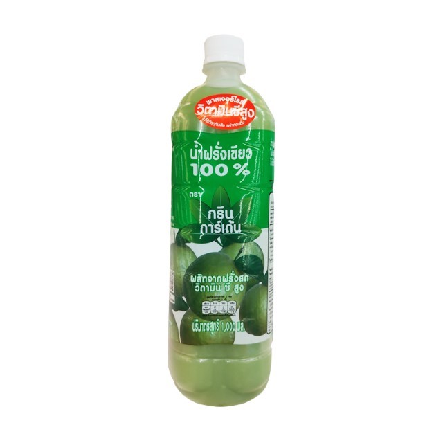 กรีนการ์เด้น น้ำฝรั่งเขียว (Green Garden Green Guava Juice 1ltr.)