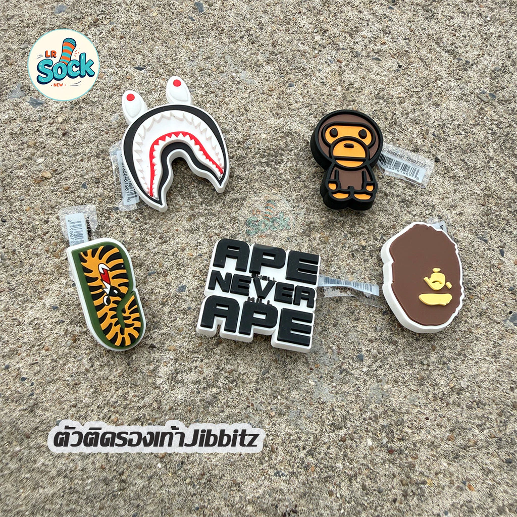 ตัวติด Jibbitรองเท้าแตะ BAp3 charm Set-5 รายการ สินค้ามาตรฐาน พร้อมส่ง