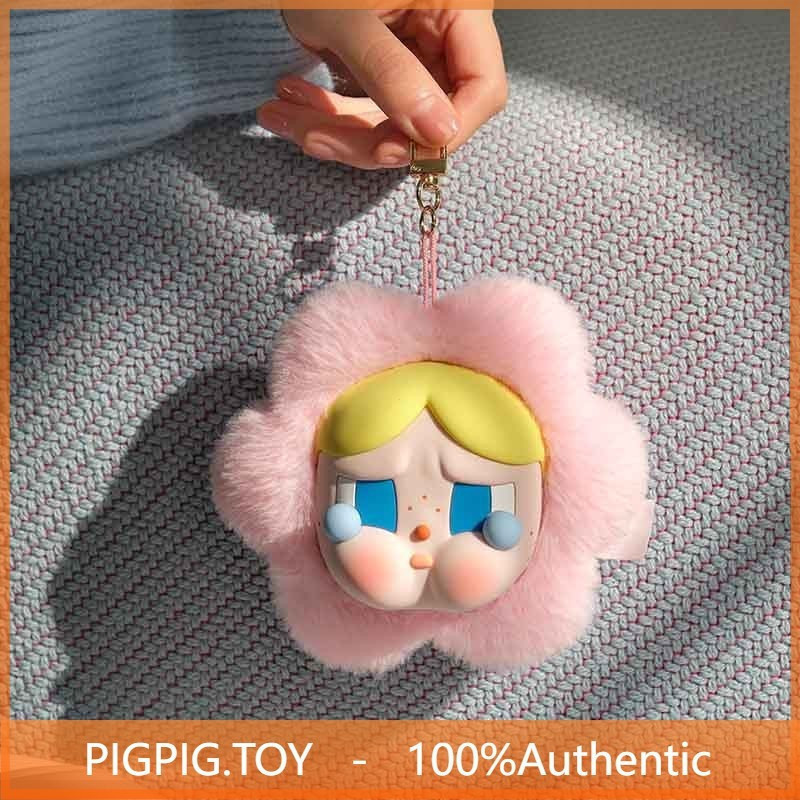 POPMART POPMART CRYBABY กระเป๋าหูฟัง DIMOO Dating Day Fox Fairy LABUBU จี้ซิลิโคนของขวัญ