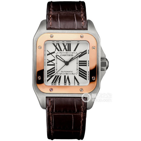 สายหนังซับ Retro Design Car * tier San * tos SDS6 35/42MM Mens Automatic Mechanical Watch อินเทรนด์หรูหรา Melting กีฬา Leisure Highlighting Nobleness