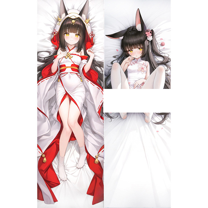 Azur Lane Nagato หมอนกอด Otaku Dakimakura ปลอกหมอนนุ่ม
