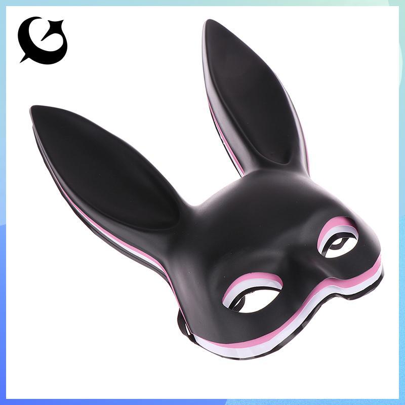 [FIREFLY1] 1 PC คอสเพลย์เซ็กซี่ PVC หน้ากากกระต่ายผู้หญิงฮาโลวีน Masquerade หน้ากากแฟนซี OOO