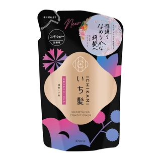 MORITOMO Official - ICHIKAMI Smoothing Conditioner 320 g / ครีมนวดถุงเติม บำรุงเส้นผม หนังศีรษะ เพื่อผมลื่น กลิ่นซากุระ