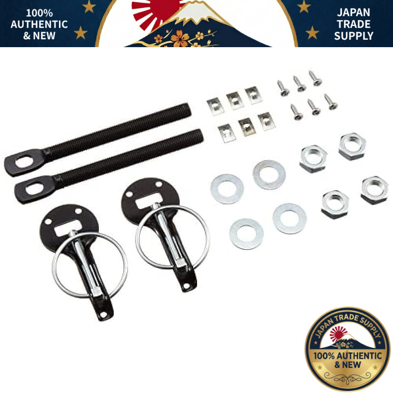 Cusco (CUSCO) [Hood Pin] Black Aluminum Specification 00B 817 AB