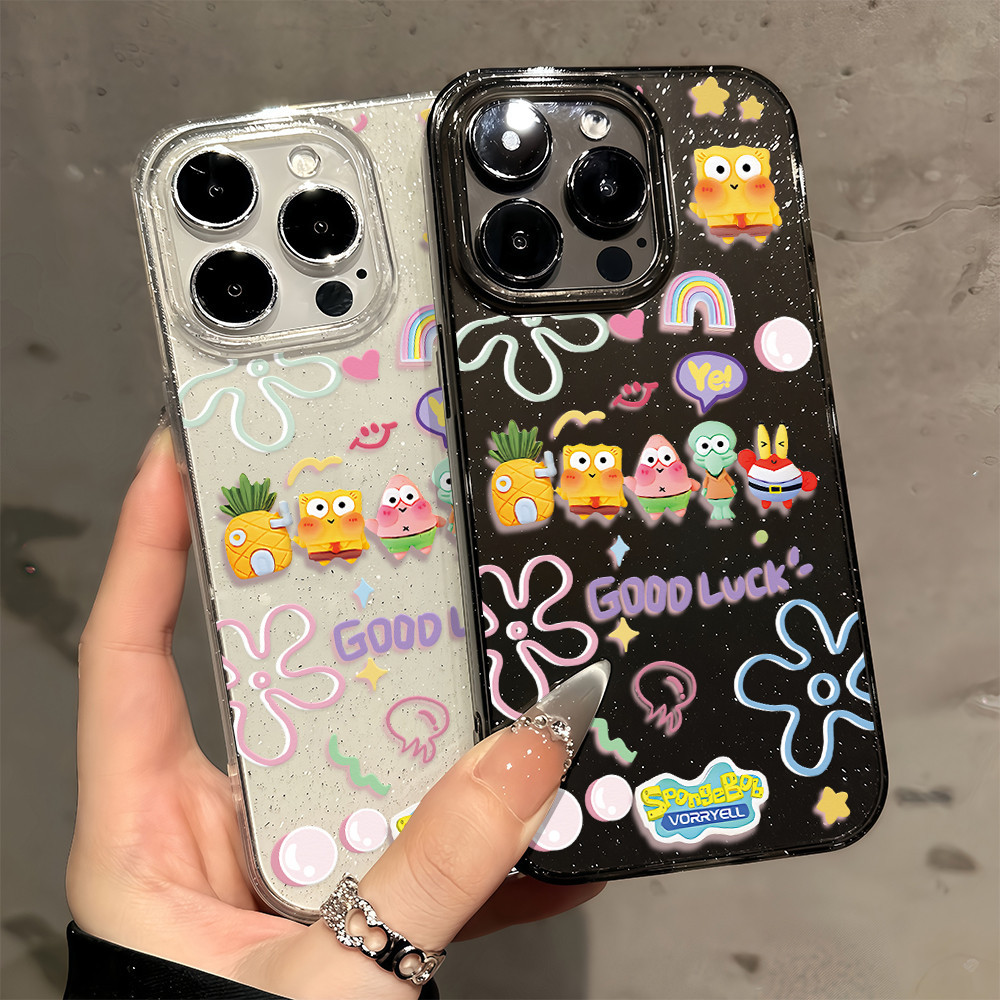 ✨จัดส่งฟรีในพื้นที่✨Pet Party Glitterเคสโทรศัพท์สำหรับiPhone 16 15 14 13 78PLUS PRO PROMAX XR XS