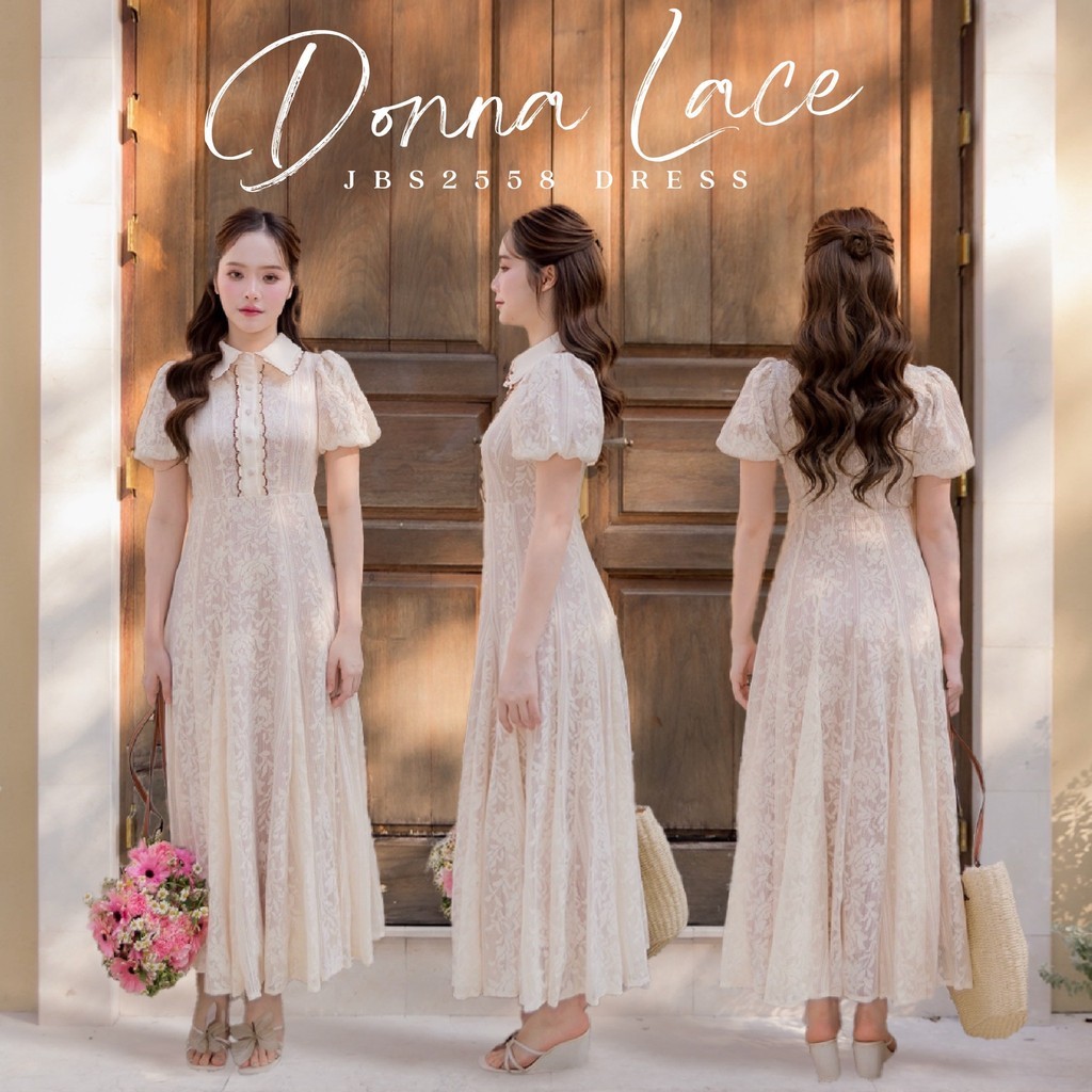 #JBS2558 Donna Lace Dress Joobs studio