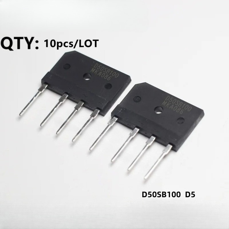 10PCS 100% ใหม่ Original D20SB100 D25SB100 D30SB100 D35SB100 D50SB100 DIP-4 Rectifier สะพานกอง