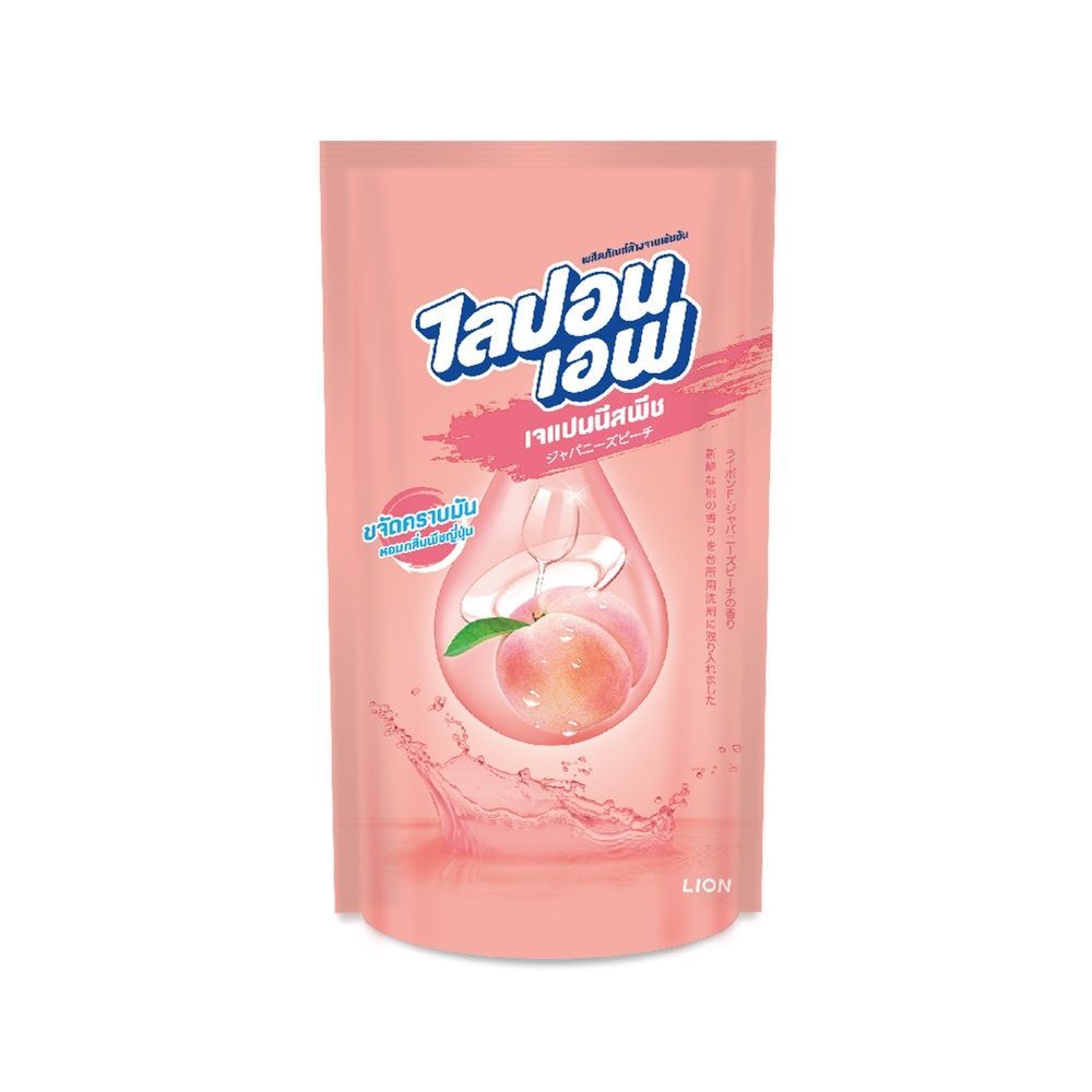 [สินค้าส่งด่วน]  ไลปอนเอฟ น้ำยาล้างจานเจแปนนีสพีช 450 มล. LIPON-F DISHWASH JAPANESE PEACH 450 ML