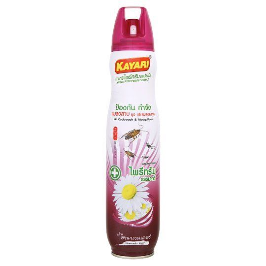 [สินค้าส่งด่วน]  คายาริไพรีทรัมสเปรกำจัดแมลง600มล.ฮานาเวน KAYARI PYRETHRUM SPRAY 600 ML. HANAVENDE