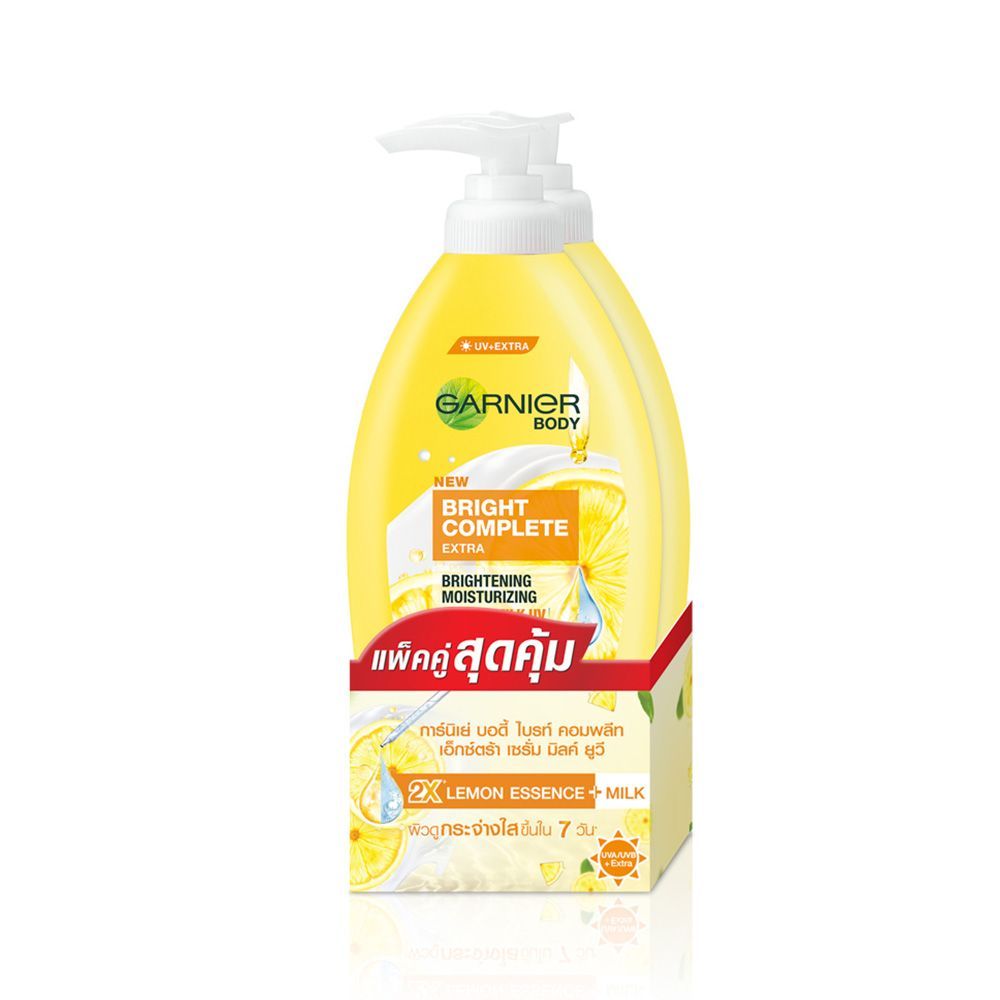 [สินค้าส่งด่วน] การ์นิเย่บอม บอดี้ไลท์ 400 มล.X2 GARNIER BODY LIGHT 400 ML X2