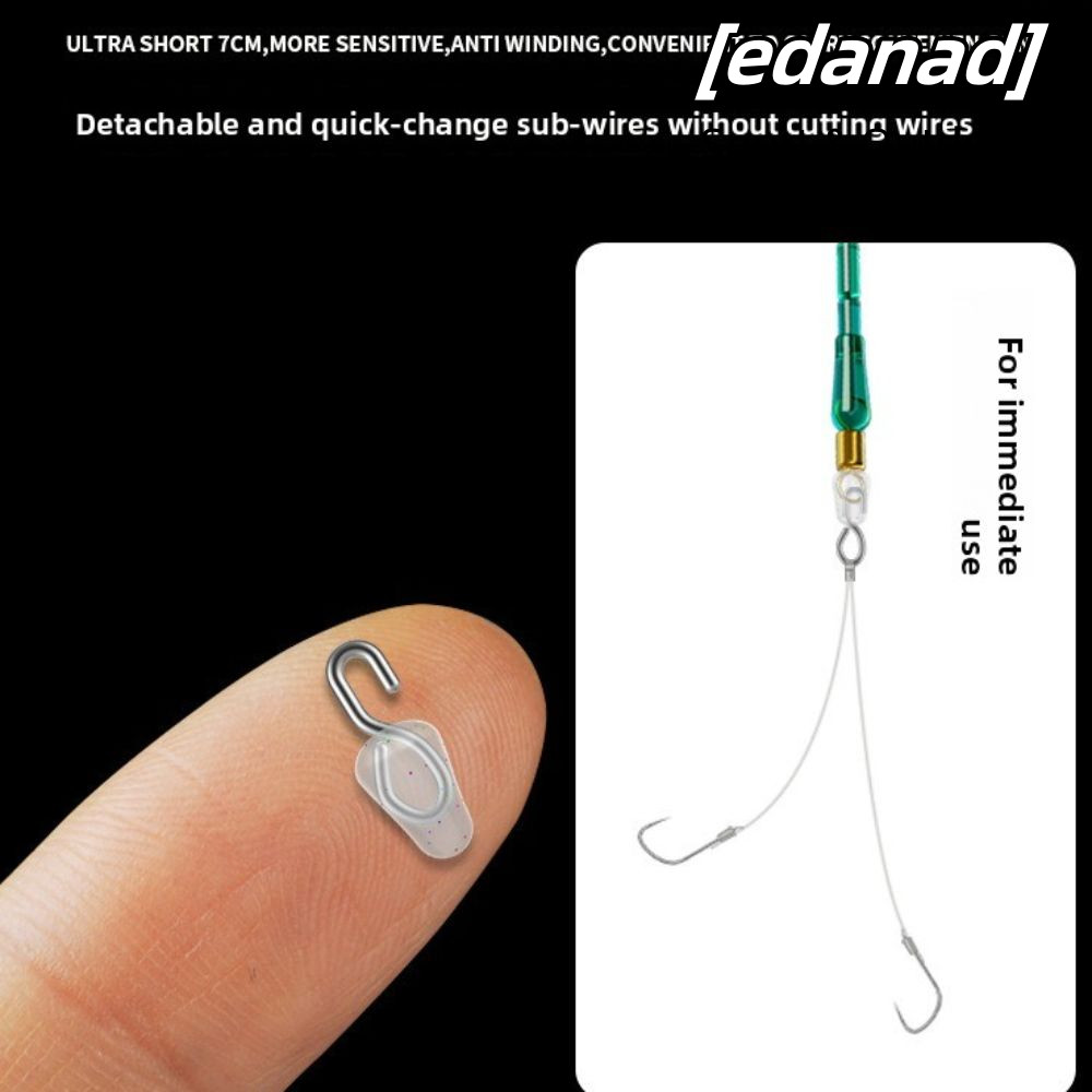 EDANAD 100 ชิ้น/ล็อต Snap Rolling Connector, Snap Type Fast Link ตกปลาหมุน,อุปกรณ์เสริมวัสดุทนทาน Ro