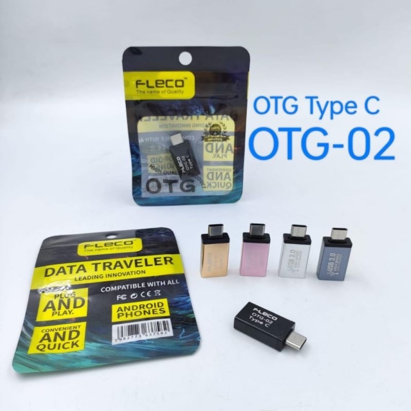 [OTG-02] OTG Usb Type C Fleco Usb 3.0 OTG-02 OTG Fleco Type C ของแท้