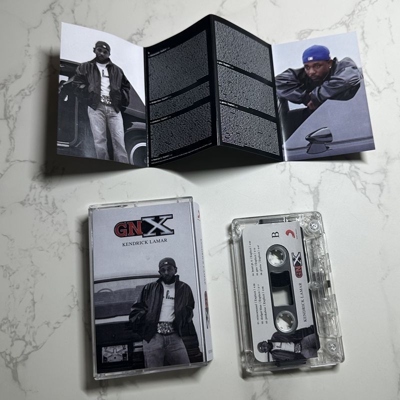 SANCHENG3C3949 เทป Kendrick Lamar GNX (Explicit) Kendrick Lamar ยี่ห้อใหม่ที่ยังไม่ได้เปิด Raptor