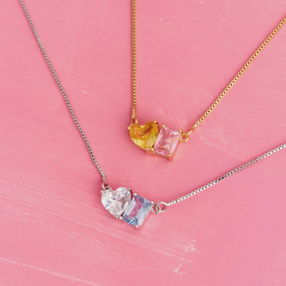YVIS Paint Brass Necklace - Palette Collection