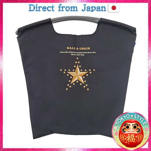 [Direct from Japan] [Ball & Chain] ถุงช้อปปิ้ง Ball & Chain ลายดาวและหมุดแท้ ถุงรักษ์โลก รหั