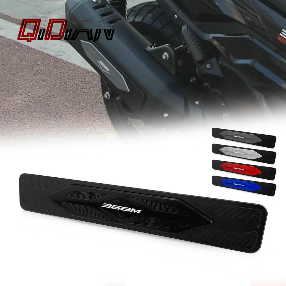 สําหรับ Zontes 368G 368D 368M 368E 368K รถจักรยานยนต์ท่อไอเสียท่อหาง CNC Shield Guard