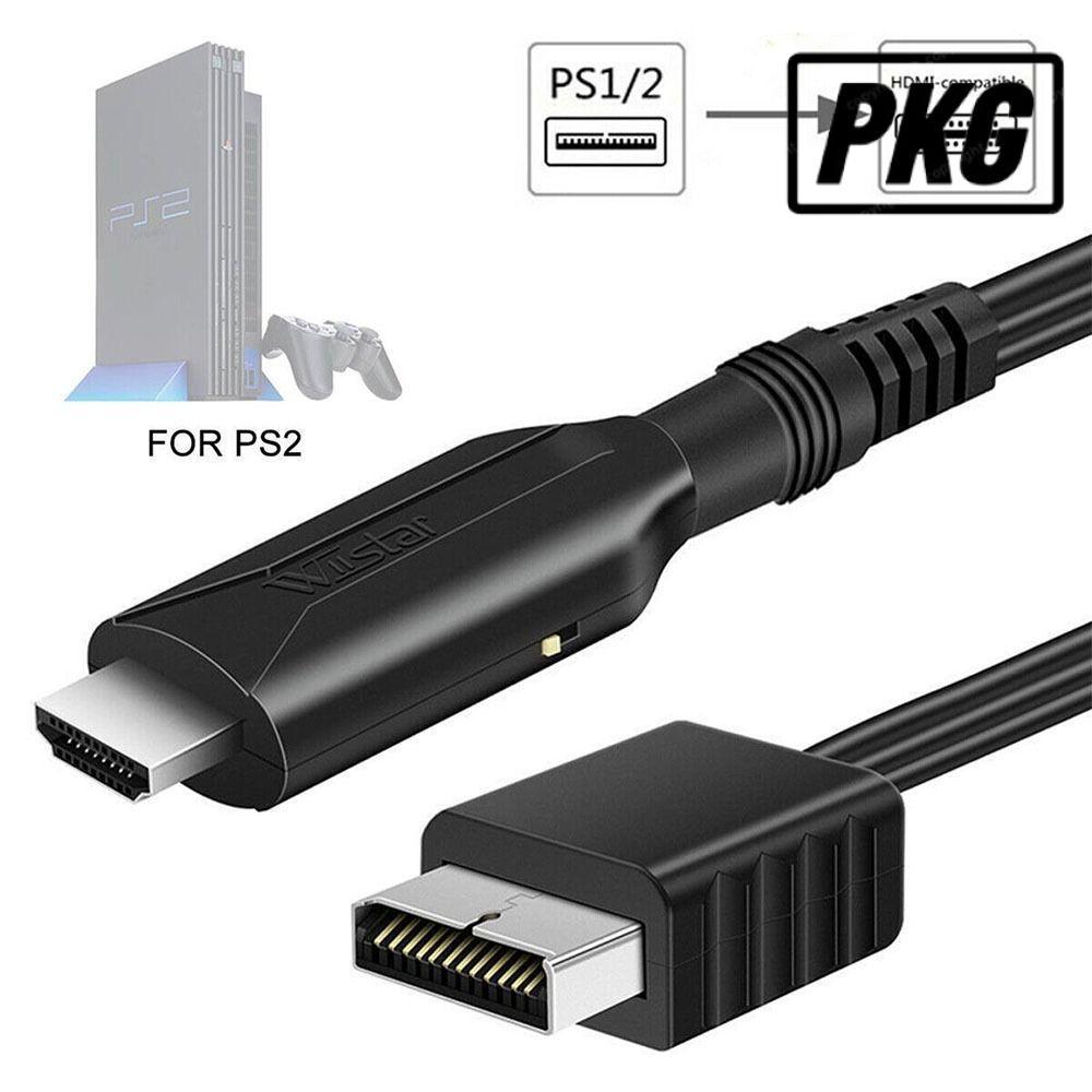 REPKG สายแปลงวิดีโอเสียง Full HD Full HD สาย Adapte สาย HDMI PS2/PS1 ถึง HDMI