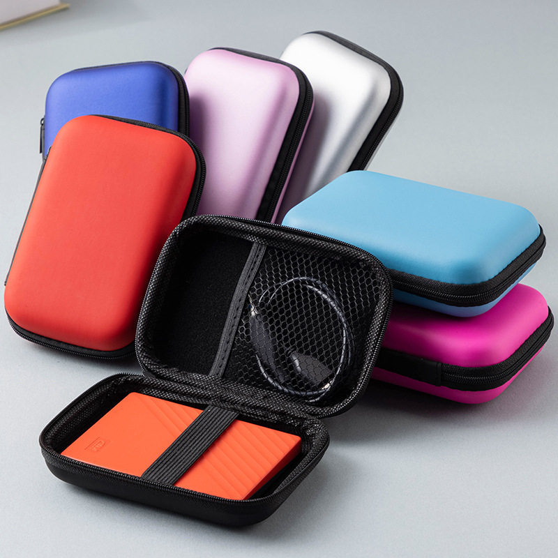 เหมาะสําหรับ 8 ซม.ฮาร์ดดิสก์เก็บกระเป๋า Western Data Seagate Newman Green Union Keshuo Shock-proof ป