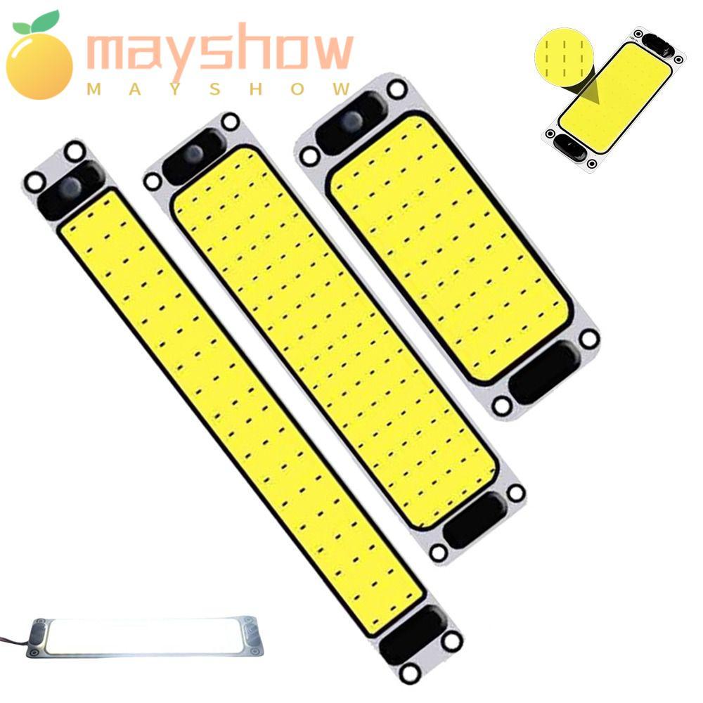 MAYSHOW ไฟ LED Night Strip, ไฮไลท์ 54/87/108 ไฟอ่านหนังสือในรถยนต์, ทนทานพร้อมสวิตช์บนโคมไฟเพดานสําห