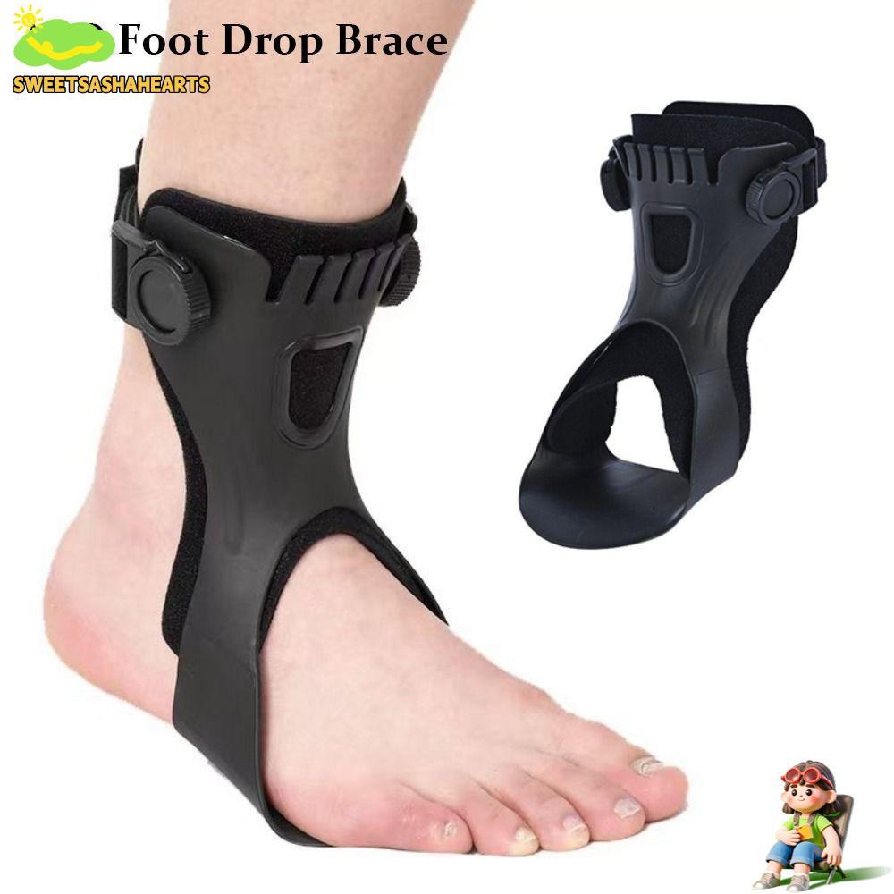 SWEE AFO Foot Drop Brace, น้ําหนักเบา Varus Foot Correction ข้อเท้ารั้ง,กายภาพบําบัดปรับหัวเข็มขัดบร
