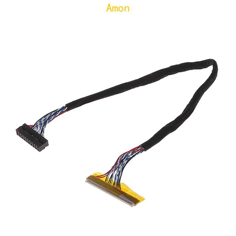 Amon Universal FIX 30 Pin 1ch 6bit สาย LVDS 26 ซม.สําหรับแผง LCD 14 1-15 6 นิ้ว