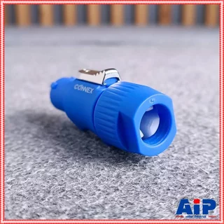 1ตัว เพาเวอร์ครอน CONNEX PM-03 POWER CON สีฟ้า ACตัวผู้ ปลั๊กไฟตัวผู้ ปลั๊กตัวผู้ AC POWER PLUG A-type (power in) cab...