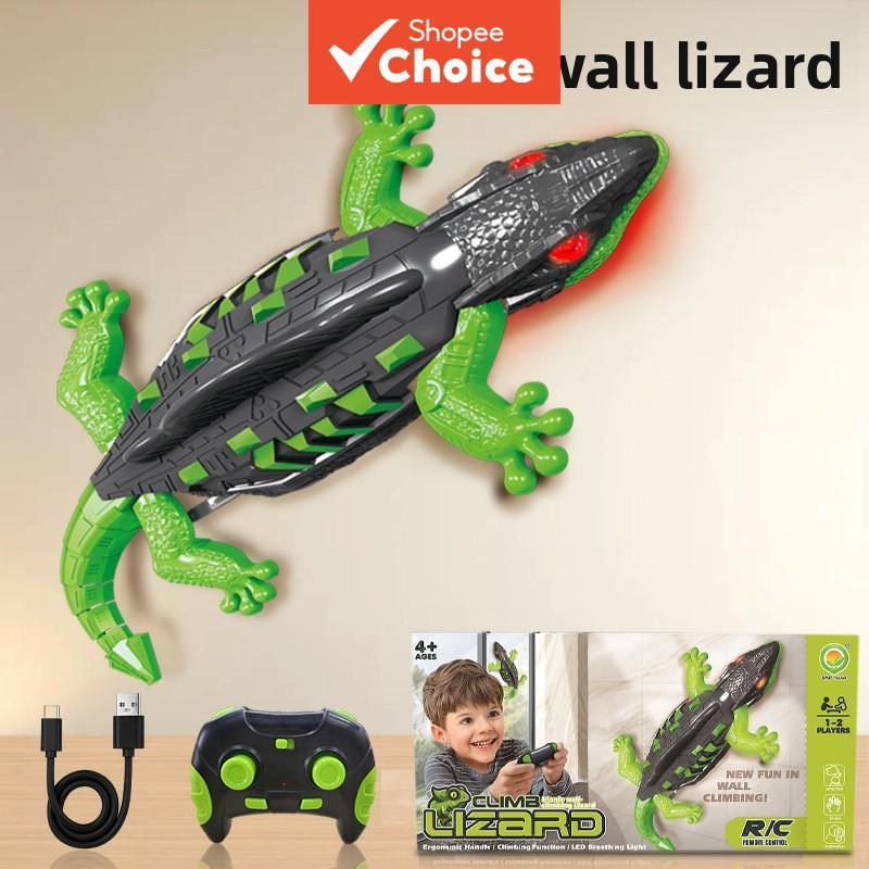 รถควบคุมระยะไกล Gecko Wall Climbing RC ของเล่นสําหรับเด็กผู้ชายเด็ก Stunt ของขวัญรถยนต์ไฟฟ้าแบบชาร์จไฟได้