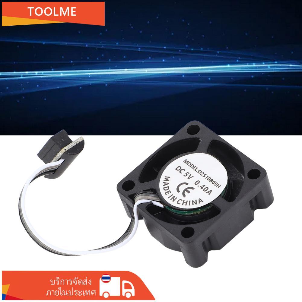 Ailgely Hotend พัดลมระบายความร้อน 2510 ขนาดกะทัดรัด PWM อุณหภูมิควบคุมแบริ่งบอลคู่ที่มีประสิทธิภาพ &