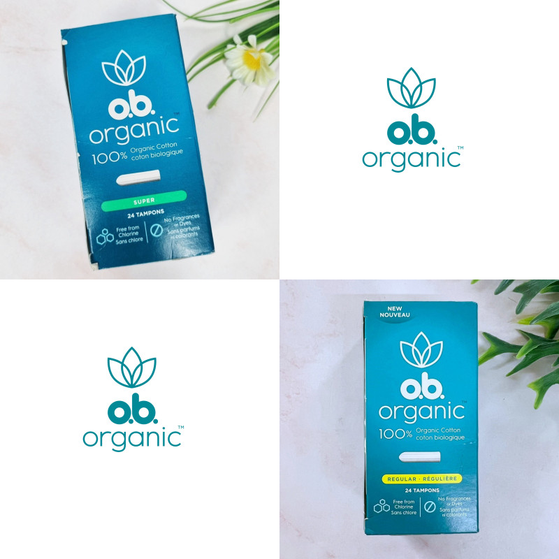 [o.b.organic®] 100% Organic Cotton 24 Tampons ผ้าอนามัยแบบสอด ทำจากผ้าฝ้ายออร์แกนิก เหมาะกับวันมามาก
