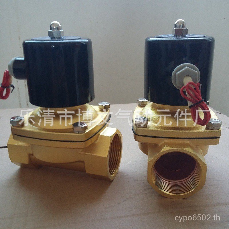5 ซม.uw-40 Hydrophobic Buckle 2w-402w400-40 ลวดด้ายภายใน dn40 Solenoid วาล์ว UOKF