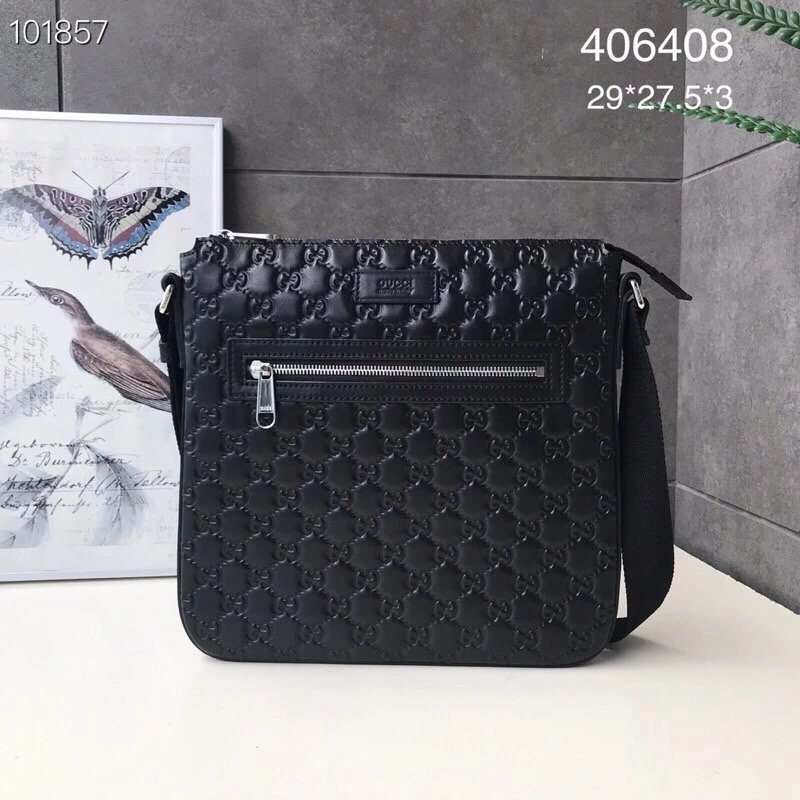 CUCCI คุณภาพเคาน์เตอร์สไตล์ใหม่ ** Original Order Real Shot!หมายเลขสไตล์406408G นูน, Cross-Body Mens