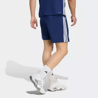 adidas Gym & Training กางเกงผ้าทอ WORKOUT ESSENTIALS BASE 3 STRIPES ผู้ชาย สีน้ำเงิน KD0677